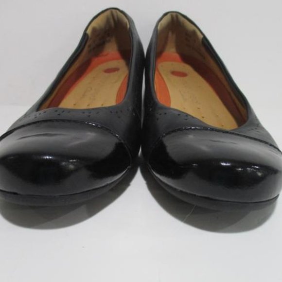 *Clarks Black Unstructured Midnight Blue Slip-On - Picture 6 of 9